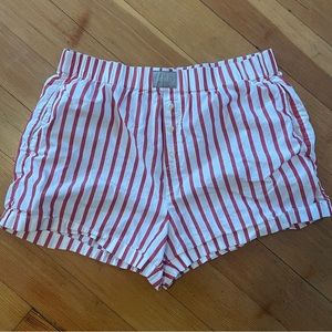 Striped boxer shorts